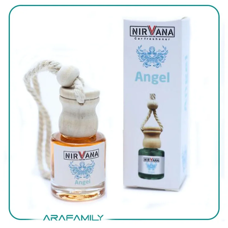 خوشبو کننده آویز ماشین درب چوبی نیروانا آنجلAngel حجم 10 میلی لیتر