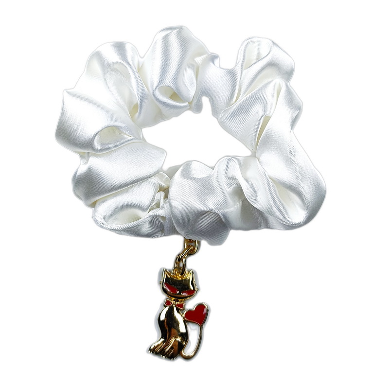 کش مو اسکرانچی مجلسی یراق دار طرح گربه کد 2051