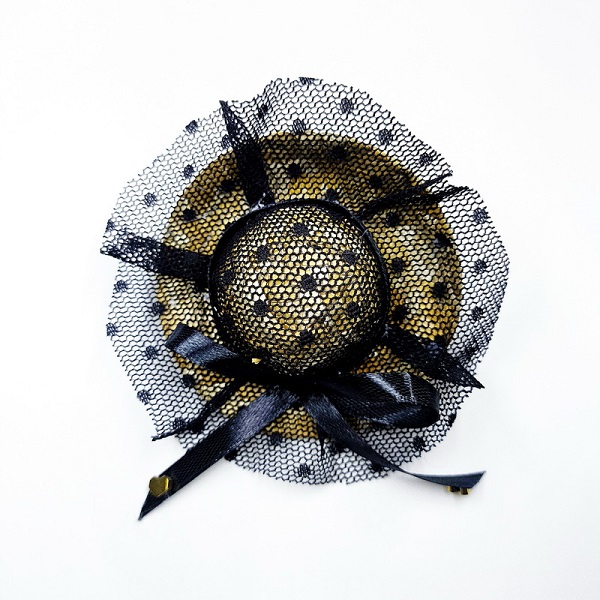 گیره مو مجلسی طرح کلاه کد 3012