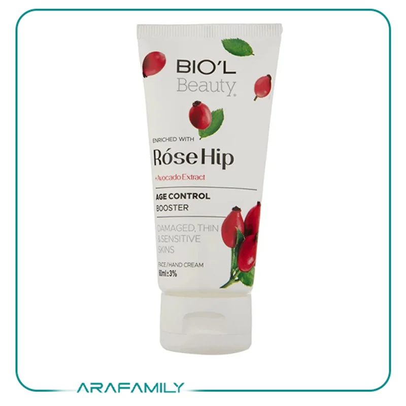 کرم دست و صورت بیول مدل Rose Hip حجم 60 میلی لیتر