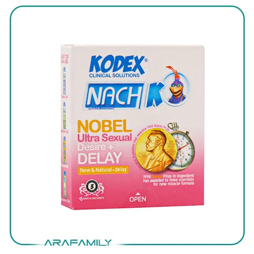 کاندوم ناچ کدکس مدل Nobel بسته 3 عددی