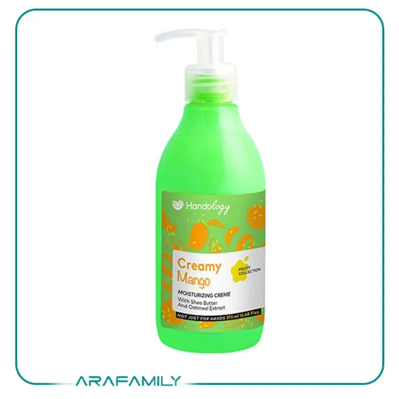کرم آبرسان هندولوژی مدل MANGO حجم 375 میلی لیتر
