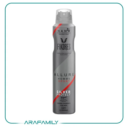 اسپری بدن مردانه نانو فیکورس الور اسپرت Allure sport حجم 200 میلی لیتر