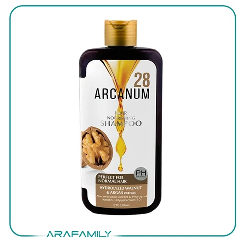 شامپو مو آركانوم مدل گردو حجم 370 ميلی لیتر