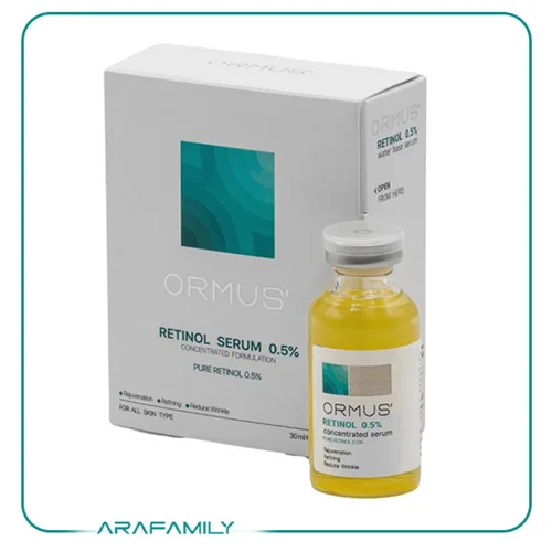 سرم پوست رتینول 0.5% اورموس ormus ضد لک