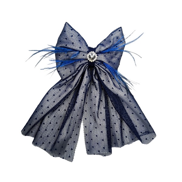 گلسر پاپیون مجلسی نگین دار کد 2083