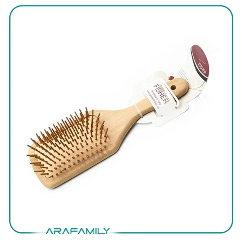 برس مو تخت مربعی بزرگ گلدن فیشر Golden Fisher کد F-31