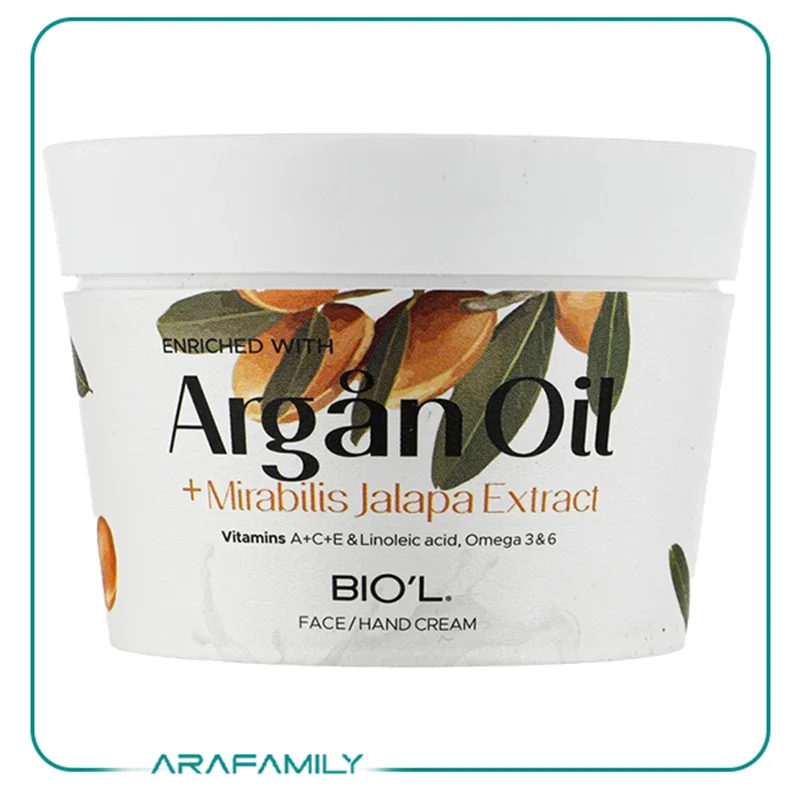 کرم مرطوب کننده بیول مدل Argan Oil حجم 200 میلی لیتر