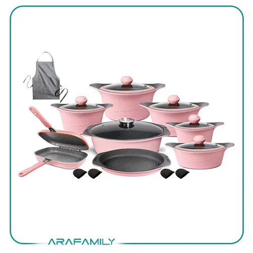 سرویس قابلمه 20 پارچه MGS طرح ایتالیایی C