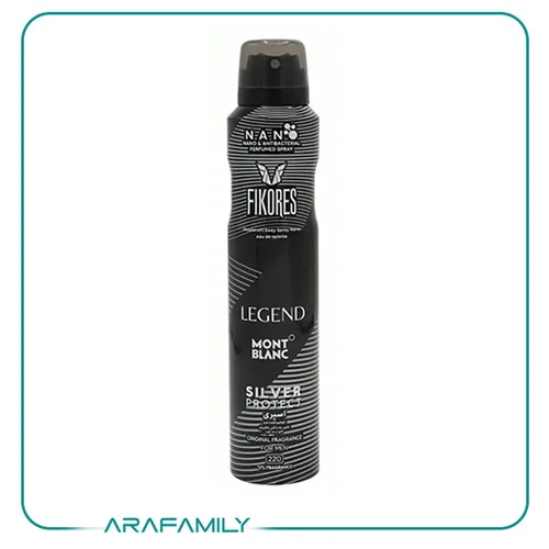 اسپری بدن مردانه نانو فیکورس لجند مونت بلانک Mont blance legend حجم 200 میلی لیتر