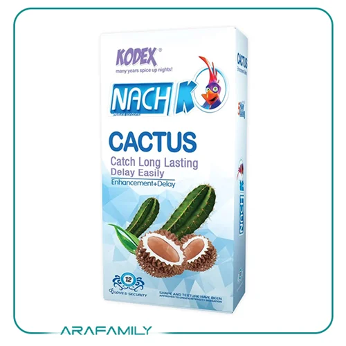 کاندوم کدکس مدل Cactus بسته 12 عددی