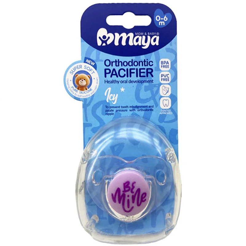 پستانک مایا مدل ICY ارتودنسی 0 تا 6 ماه