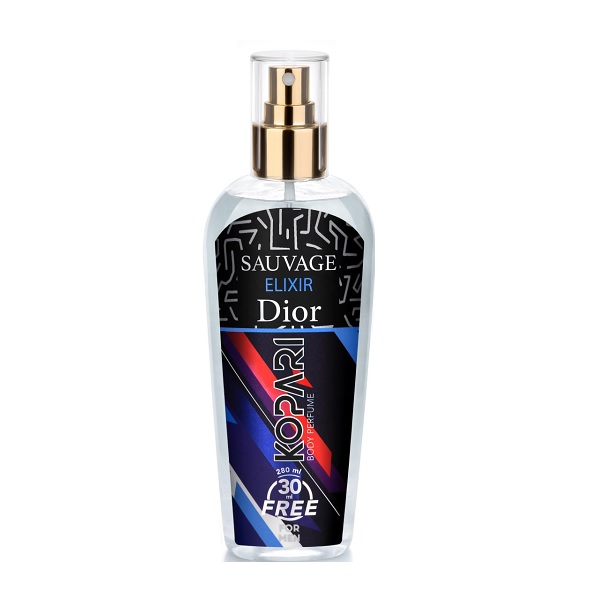 بادی اسپلش مردانه کوپاری مدل ساواج Sauvage Elixir Dior