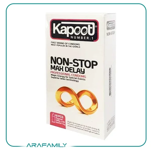 کاندوم کاپوت مدل NOM-STOP بسته 10 عددی