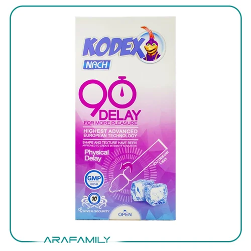 کاندوم ناچ کدکس 90DELAY بسته 10 عددی