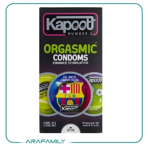 کاندوم خاردار کاپوت مدل Orgasmic بسته 12 عددی