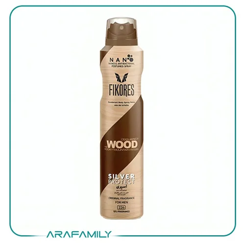اسپری بدن مردانه نانو فیکورس وود He Wood Dsquares حجم 200 میلی لیتر