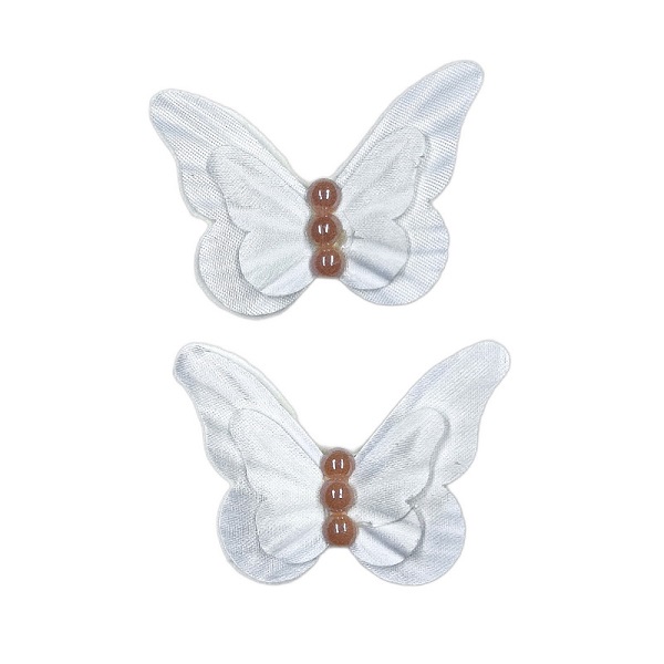 گیره مو دو عددی طرح پروانه کد 3017