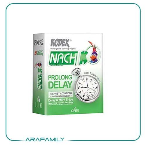 کاندوم کدکس مدل Prolong Delay بسته 3 عددی