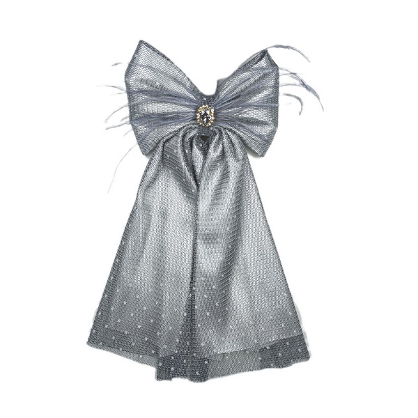 گلسر پاپیون مجلسی نگین دار بلند کد 2079