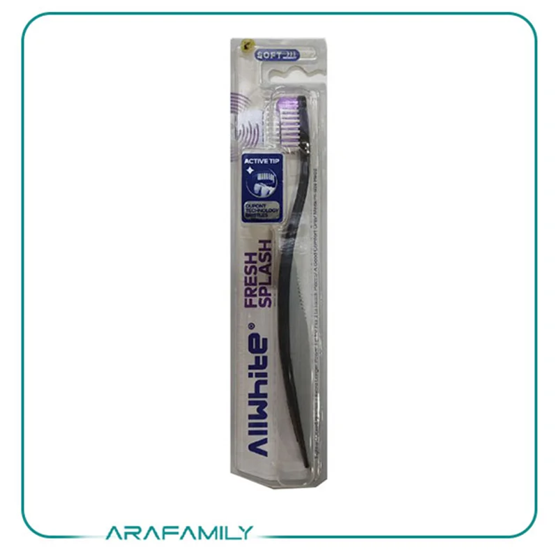 مسواک Fresh Splash آل وایت با برس نرم