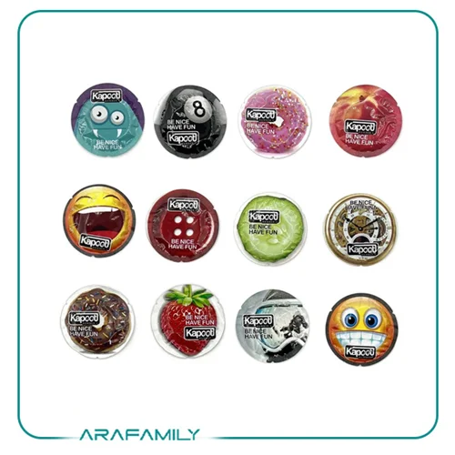 کاندوم کاپوت مدل ایموجی مجموعه 12 عددی