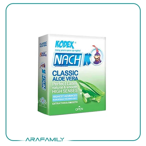 کاندوم تاخیری ناچ کودکس کد 124 بسته 3 عددی